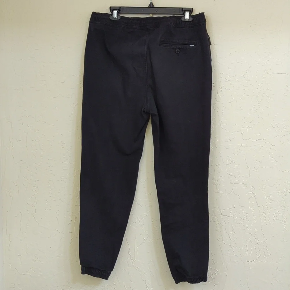 RSQ Bundle of (3) Black Brown & Gray Twill Jogger Pants Size Large
